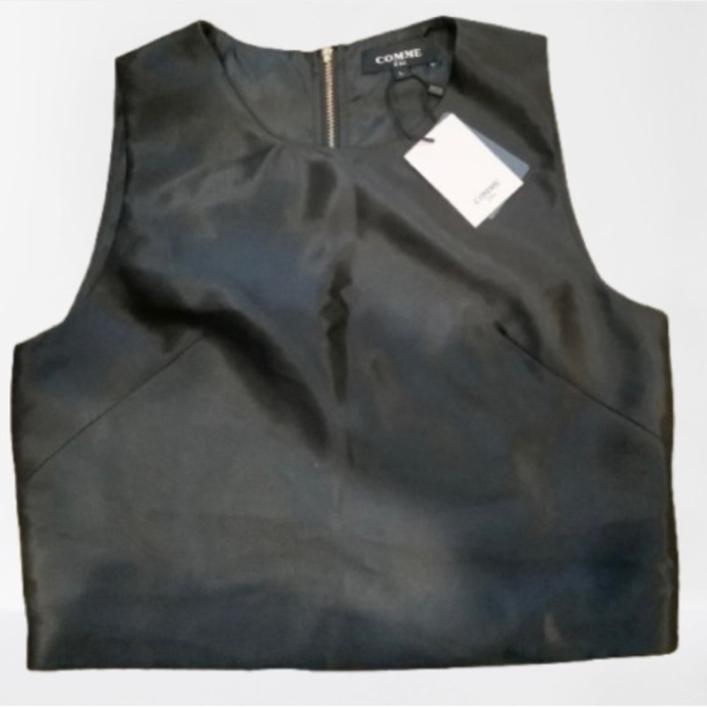 COMME USA Fitted Crop Top